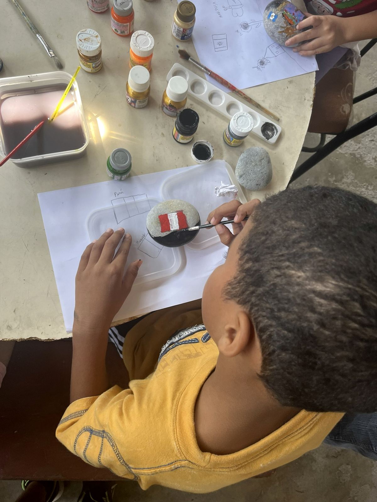 Actividad educativa comunitaria en Santa Rosa, Comas